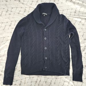 Express Small Navy blue cardigan